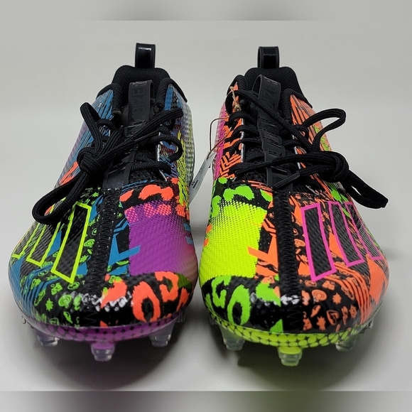 Adidas Adizero Spark Mismatch Football Cleats IG9569 Multi Color Men’s 12.5 New - Picture 6 of 13